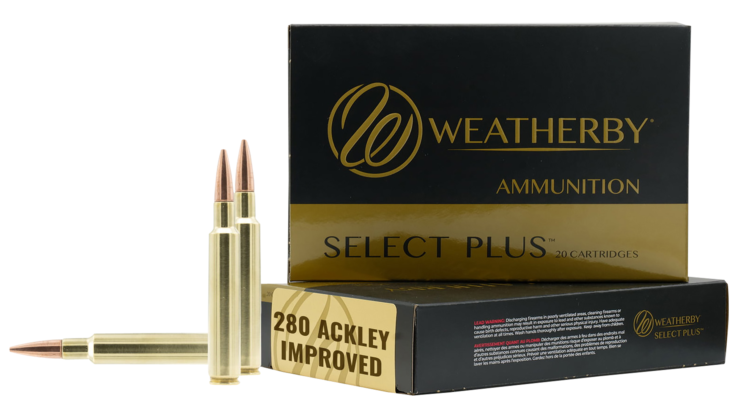 Weatherby F280A150SCO 280 Ackley Improved Swift Scirocco 150 Grain 20 Rounds