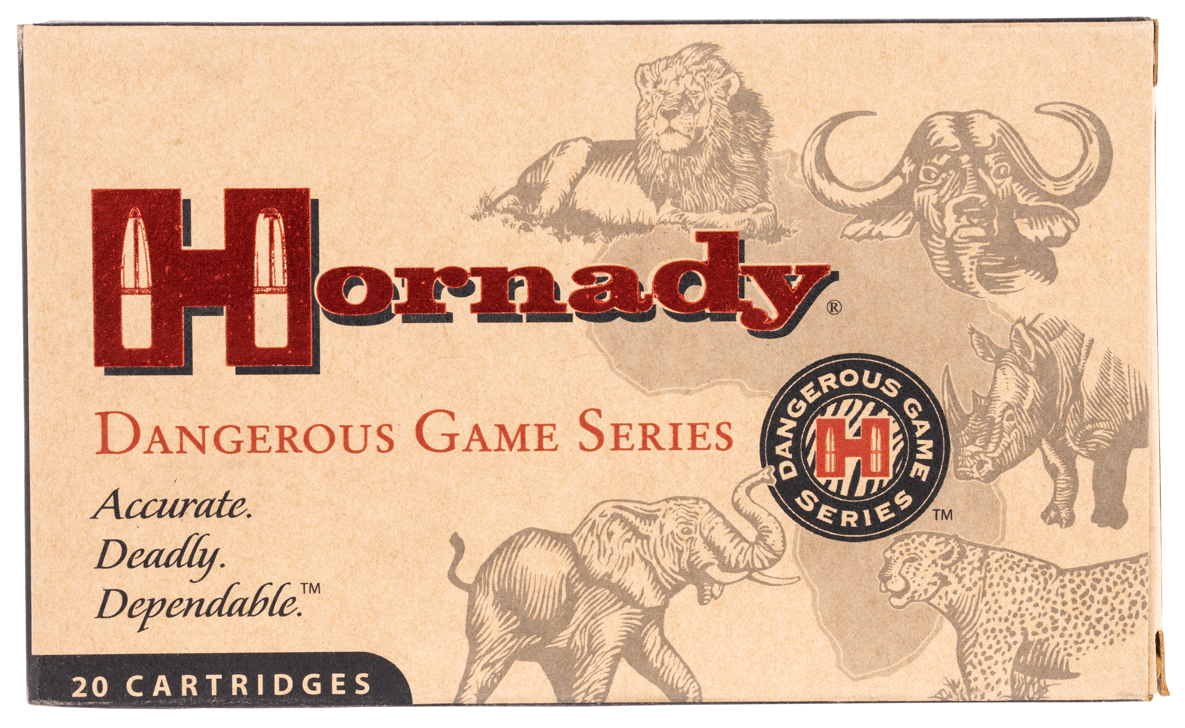 Hornady Dangerous Game 9.3x62 Mauser Interlock spire point recoil proof 286 Grain 20 Rounds