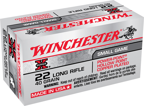 Winchester 22LR Lead Hollow Point 40 Grain 222 Rounds