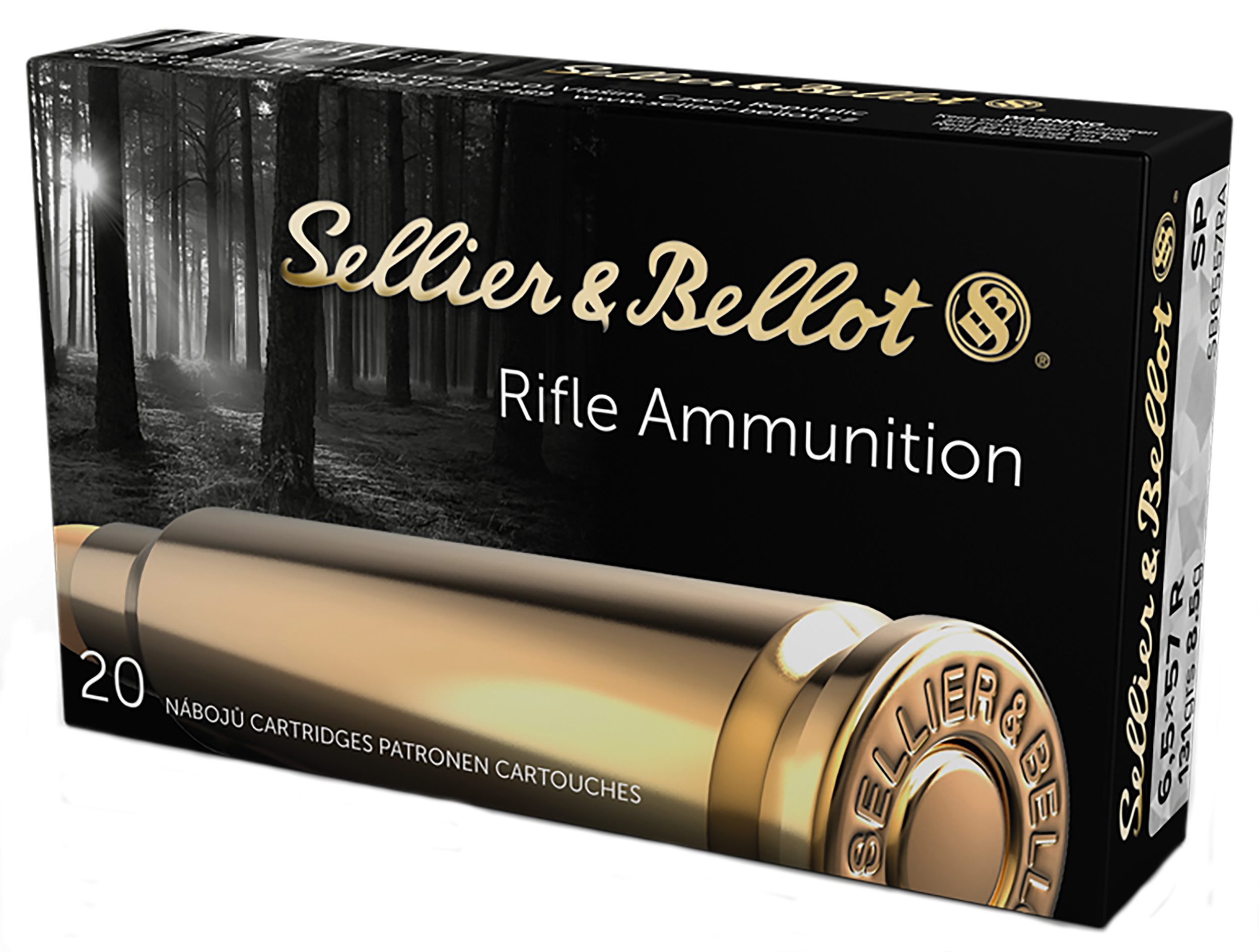 Sellier & Bellot SB6557RA 6.5x57mm Soft Point 131 Grain 20 Rounds