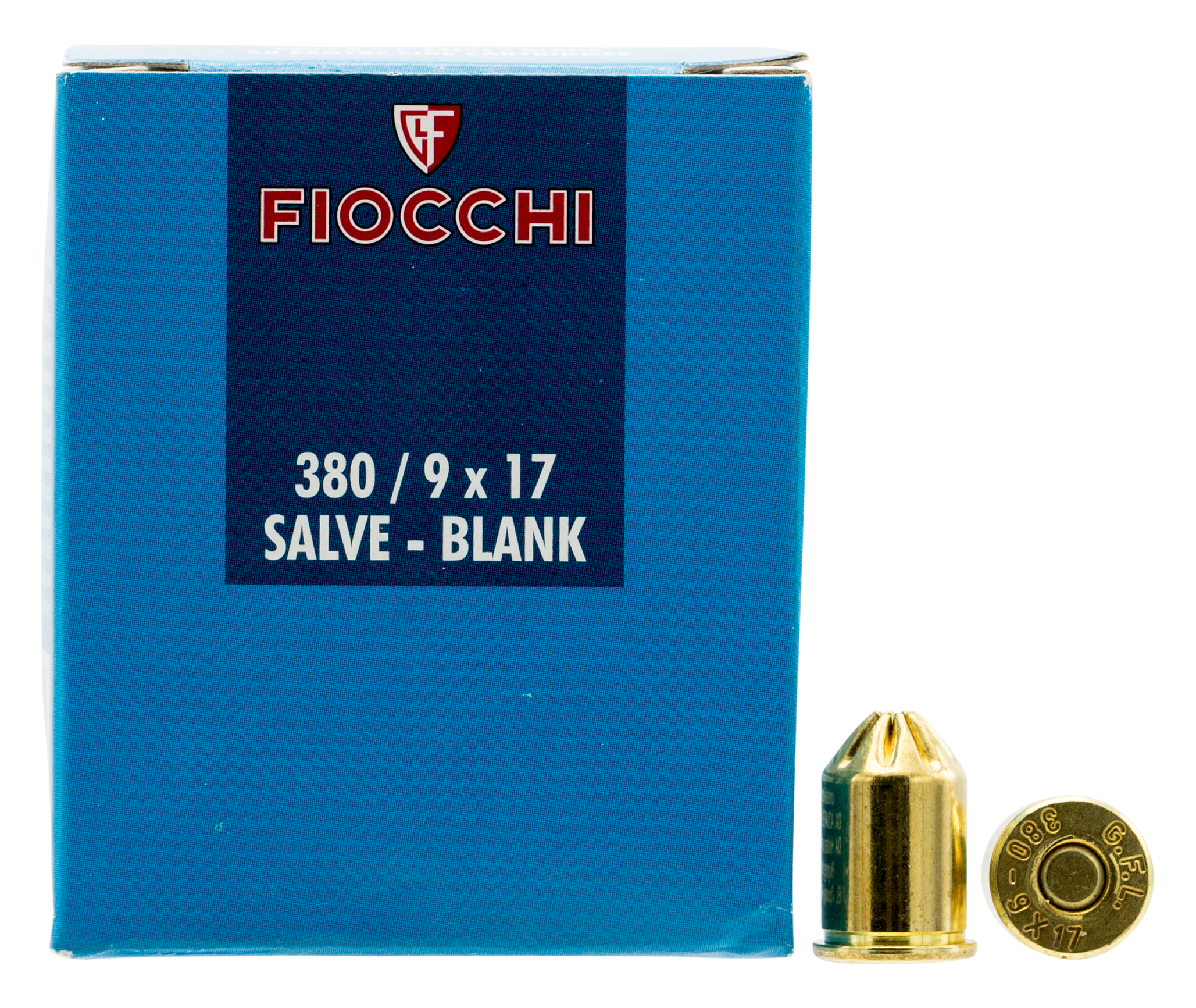Fiocchi, Pistol Blank, 380 Acp, Blank, 0 Grain, 50 Rounds