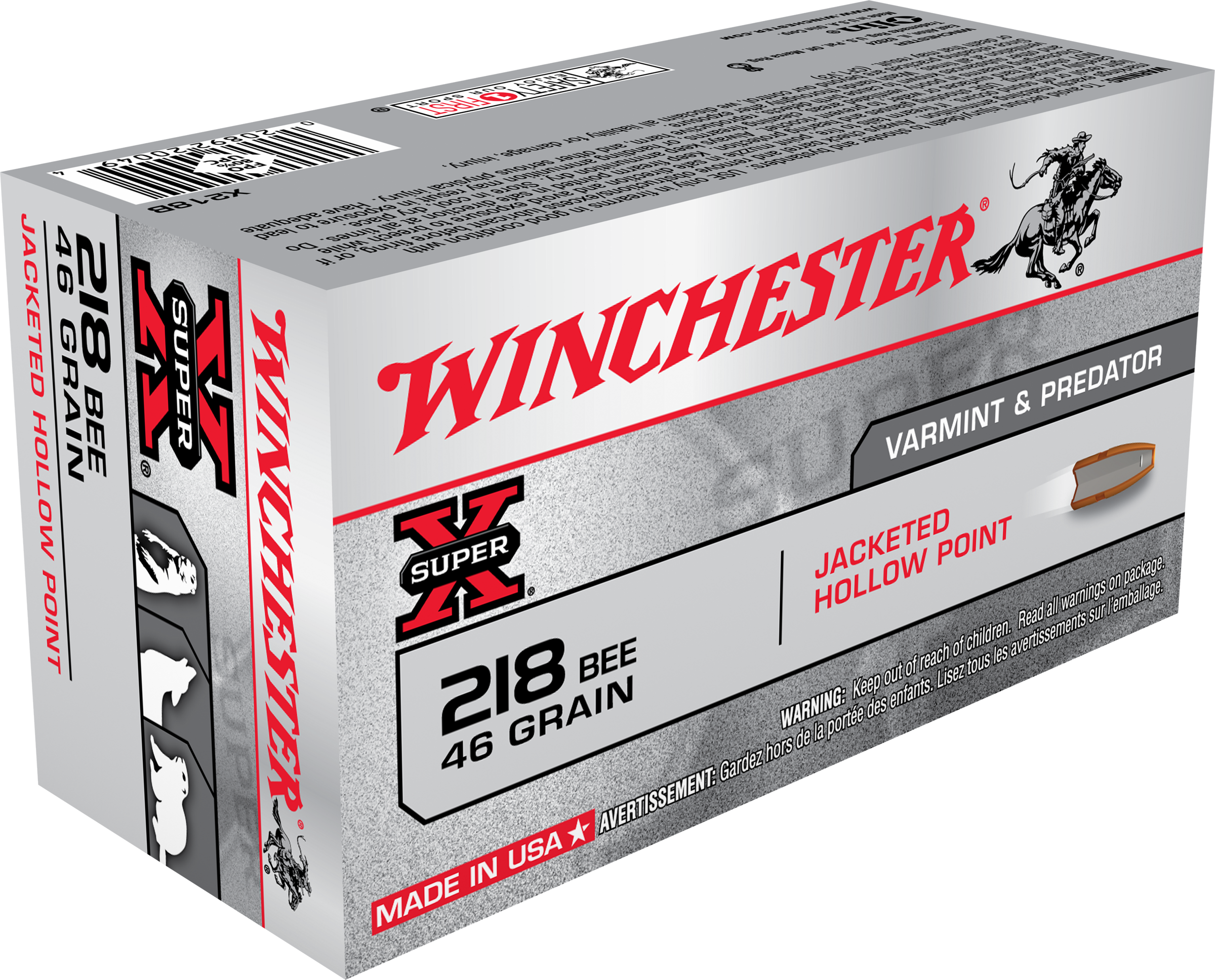 Winchester Ammo X4581 .458 Winchester Magnum Soft Point 510 Grain 20 Rounds