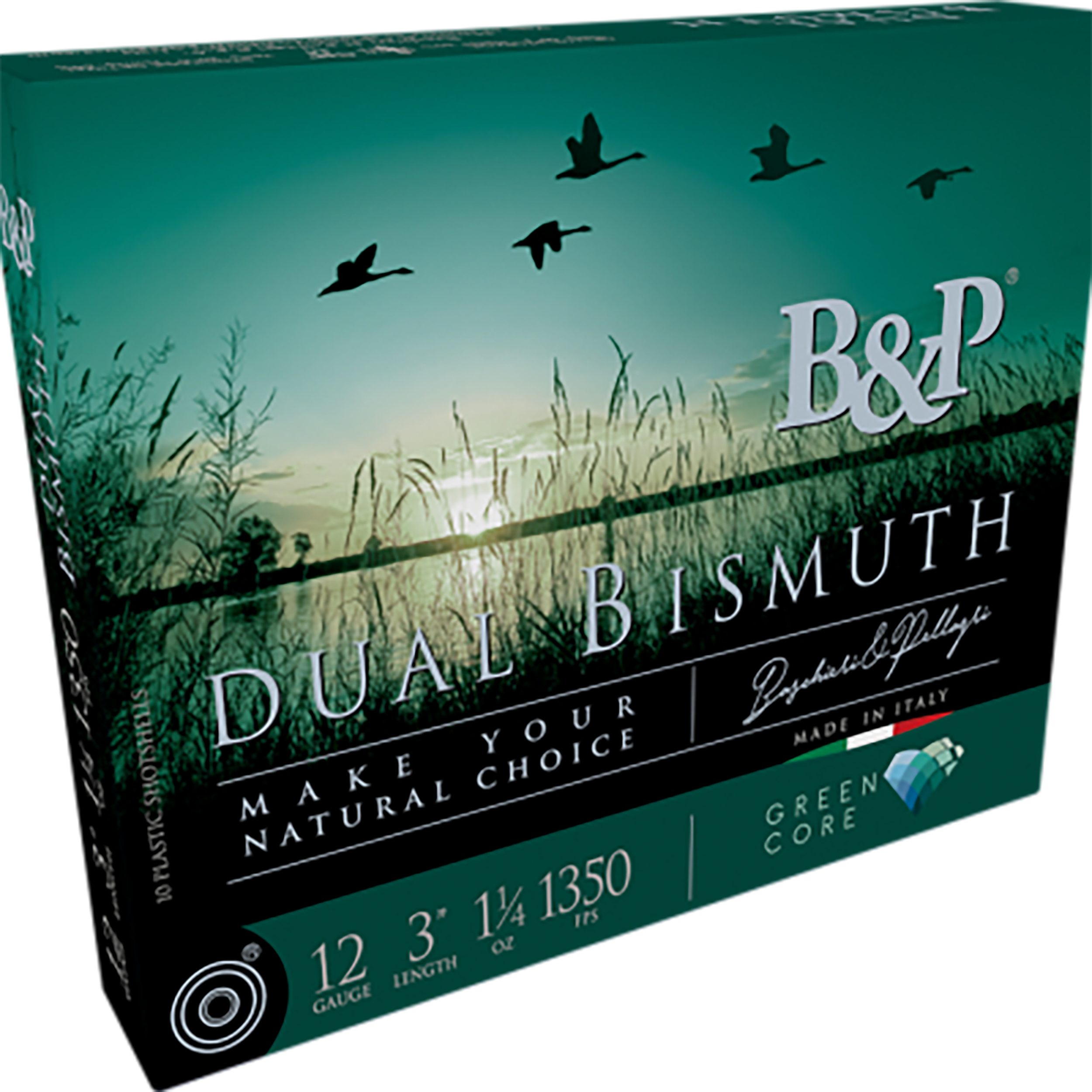 B&p Ammunition 12B4DB43 Dual Bismuth  12Gauge 3" 1 1/4oz Bismuth 3/4Shot 10 Rounds