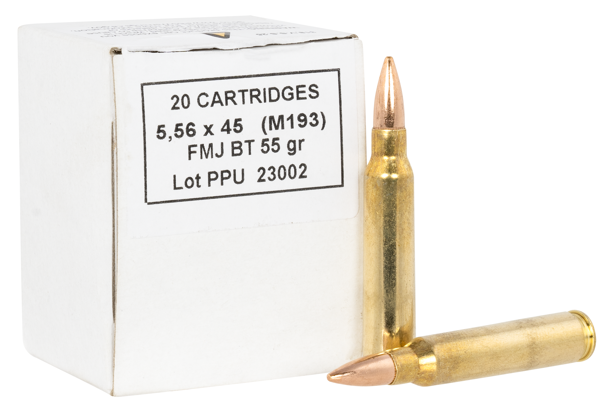 Prvi Partisan PPRM556B 5.56x45mm NATO Full Metal Jacket Boat Tail 55 Grain 1000 Rounds