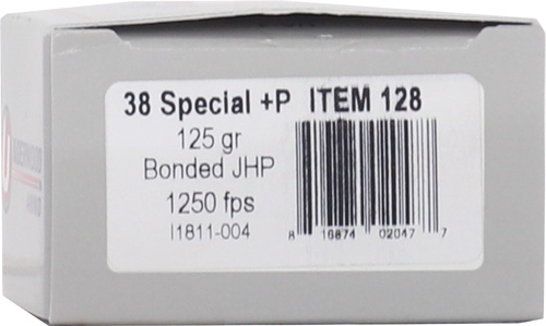 UNDERWOOD 38 SPECIAL 125GR