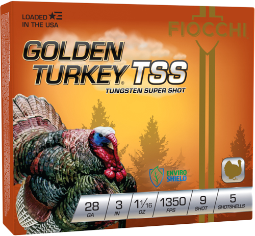 Fiocchi Golden Turkey TSS 28 Gauge Non-Toxic TSS 1-1/16 oz 5 Rounds