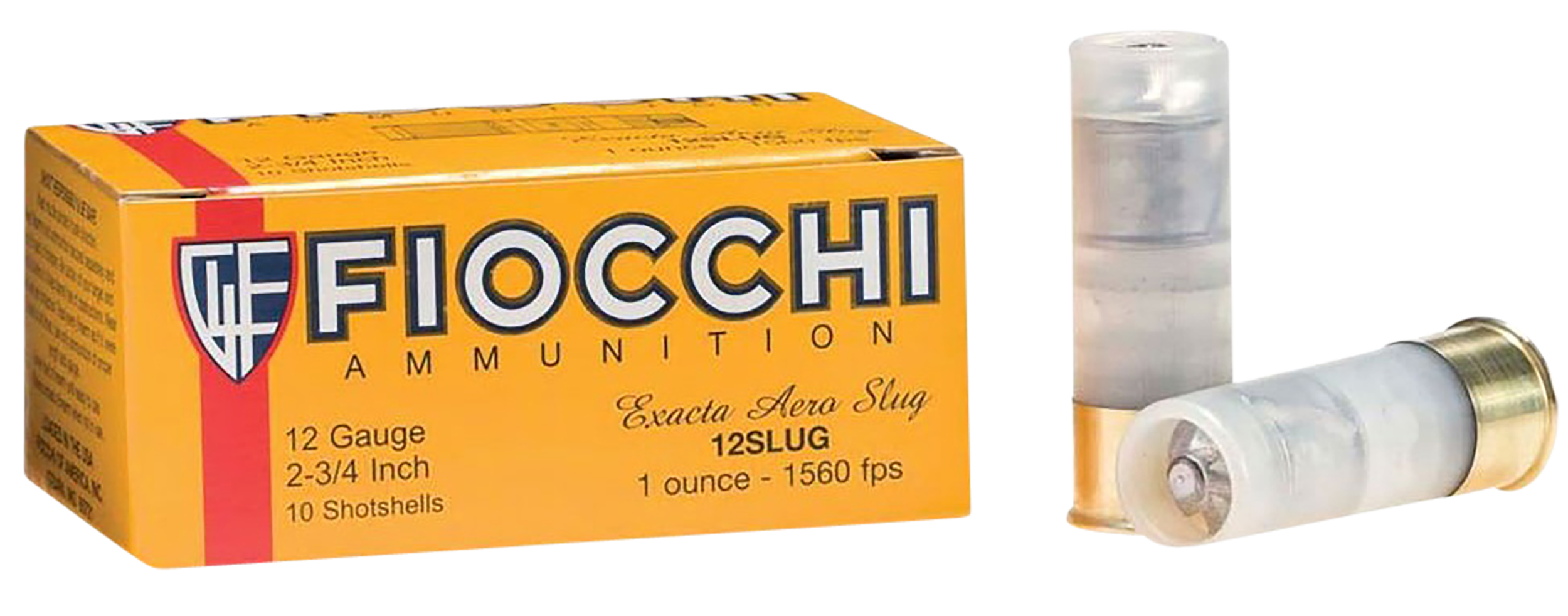 Fiocchi, 12Fslug Aero Extrema, 12 Gauge, Rifled Slug, 1 oz, 10 Rounds