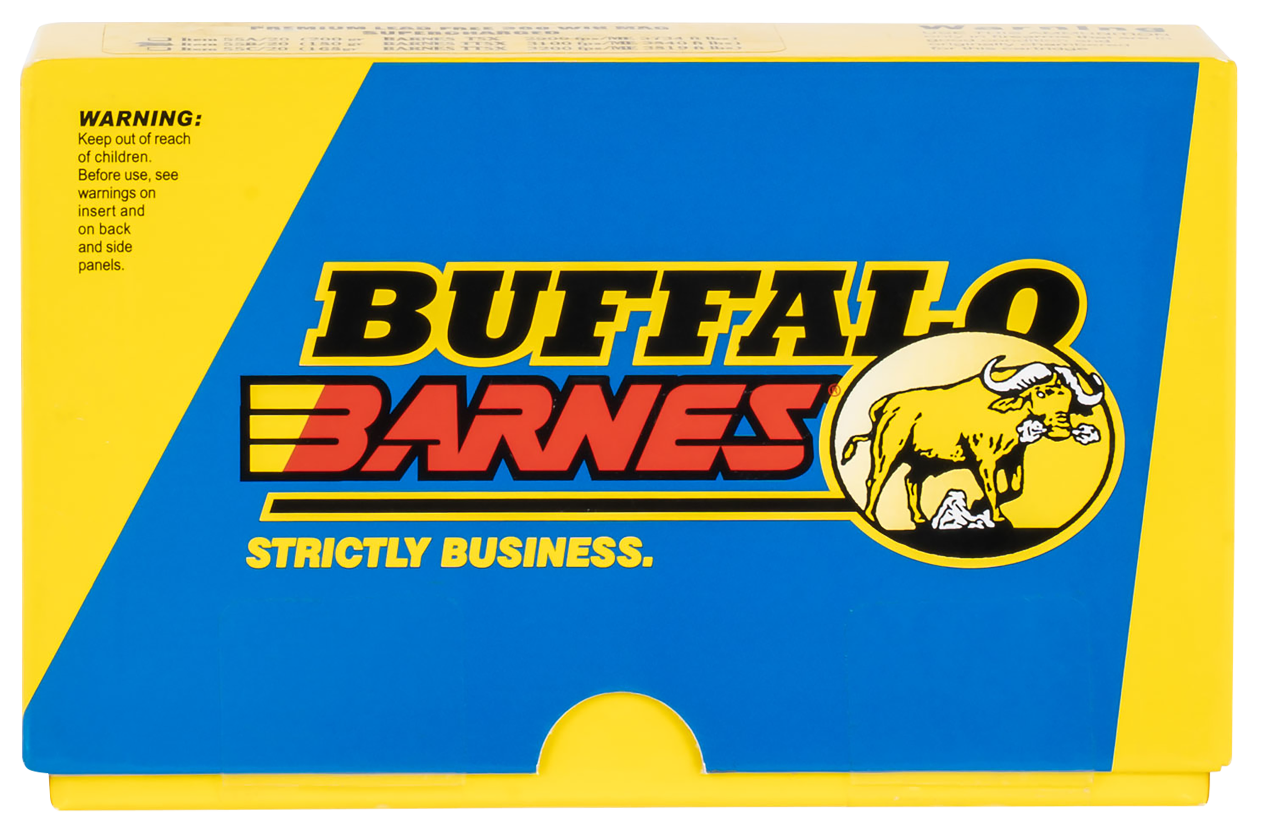 Buffalo Bore Ammunition 55B20 Buffalo-Barnes Strictly Business 300Win Mag 180gr Barnes Tipped TSX Lead Free 20 Rounds