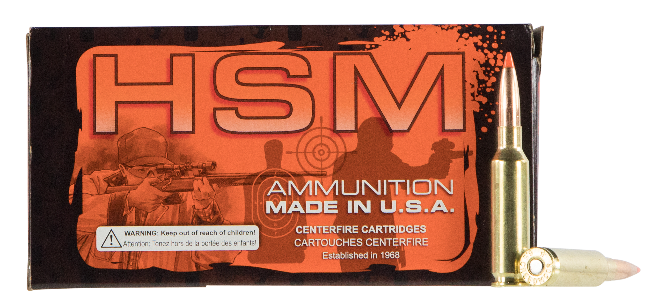 Hsm Match, 308 Winchester, Sierra Matchking Bthp, 168 Grain, 20 Rounds