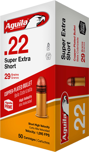 Aguila 22 Short Lead Round Nose 29 Grain 50 Rounds