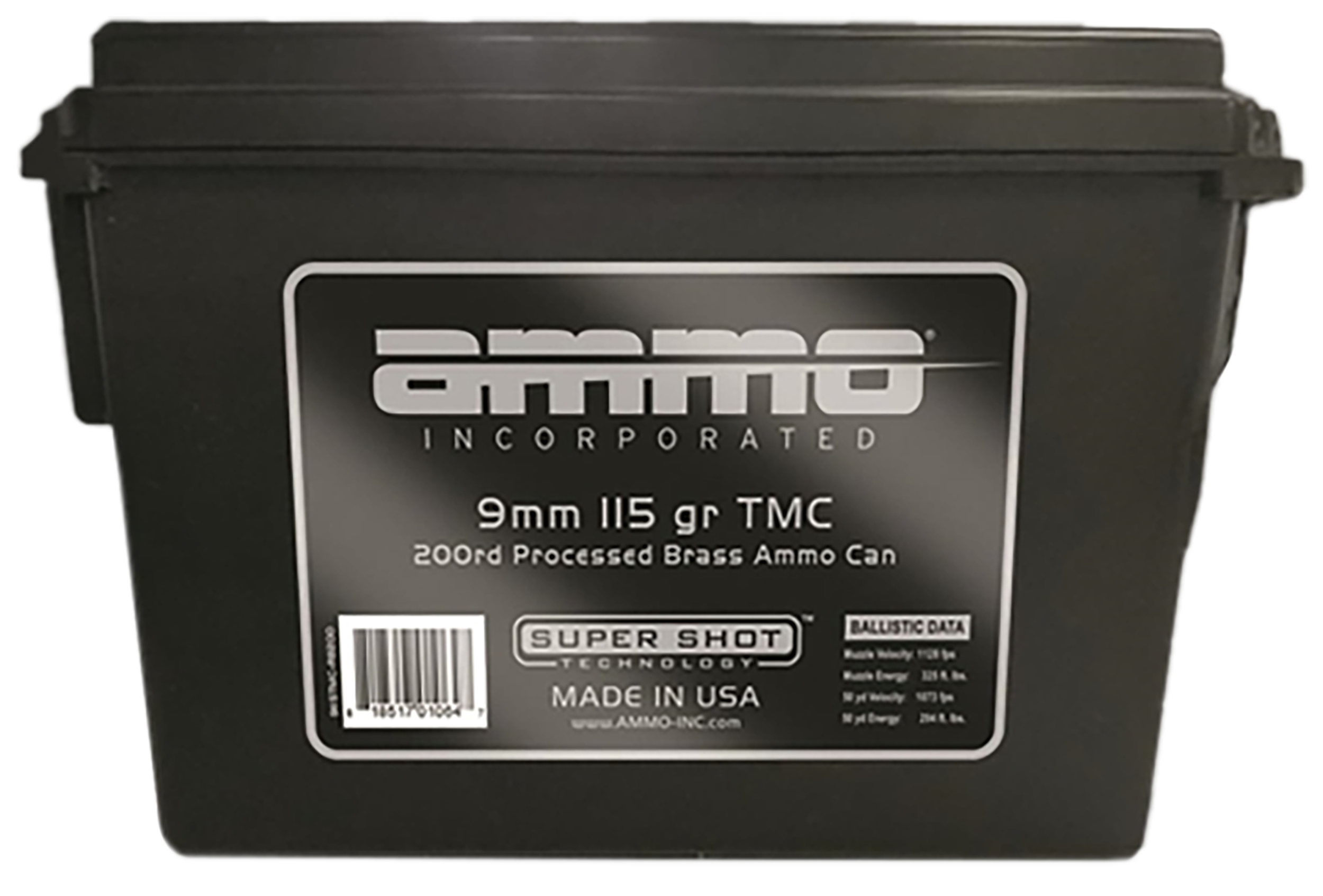 Ammo Inc 9115TMC-RB200 Signature  9mm Luger 115gr Total Metal Case 200 Rounds