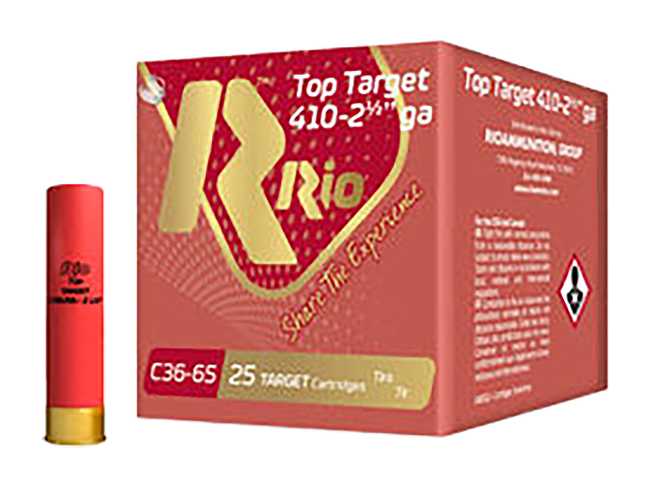 Rio Ammunition RC368 Top Target Training 410Gauge 2.50" 1/2oz 8Shot 250 Rounds