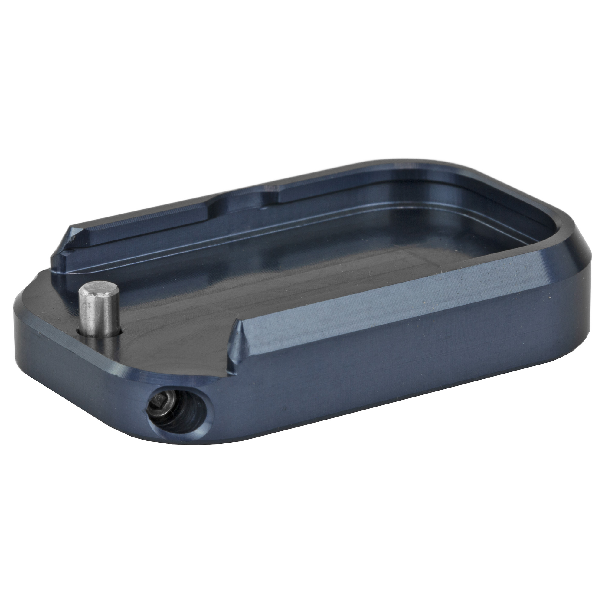 Taran Tactical Innovations TTI Carry +0 Base Pad Glock 9/40 Titanium Blue Finish