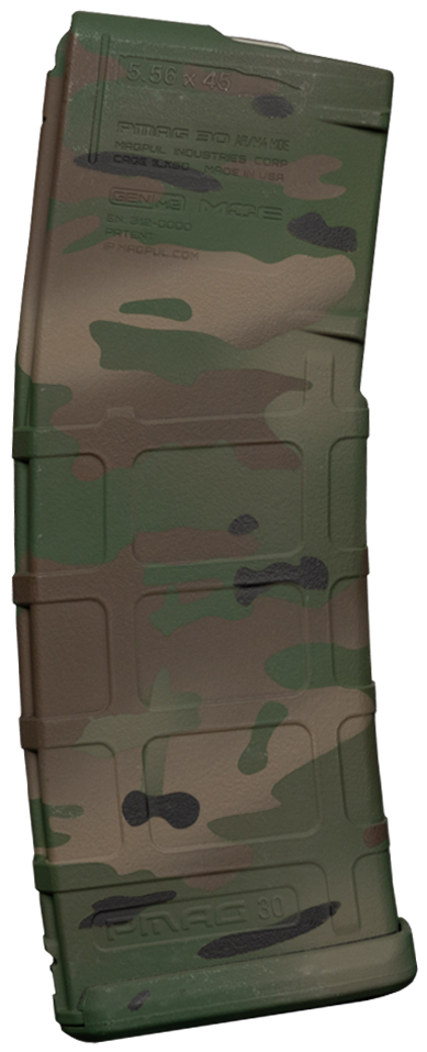 Weapon Works PMAG GEN M2 MOE 30rd Multi-Cam Woodland Polymer Fits AR M4 5.56x45mm