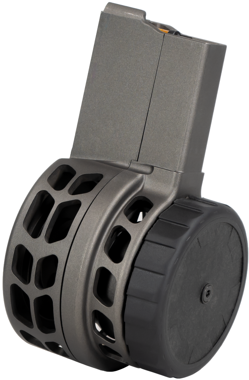 Warrior Systems W15TUSK1 Skeletonized 50rd 5.56x45mm AR-15 Aluminum Magazine Tungsten Gray