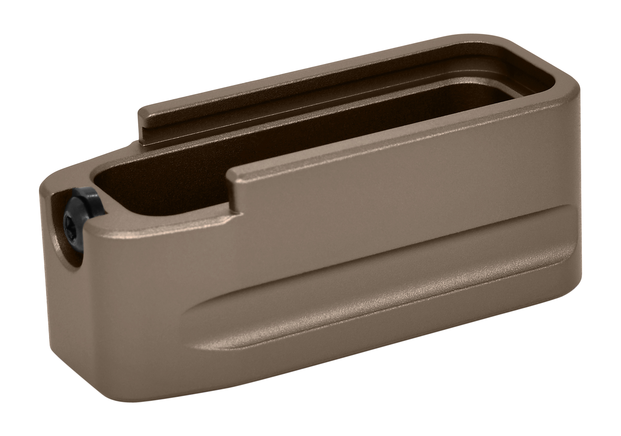 Warne Magazine Extension Dark Earth +2 Fits Glock Model 42 Compatible with PMAG 30