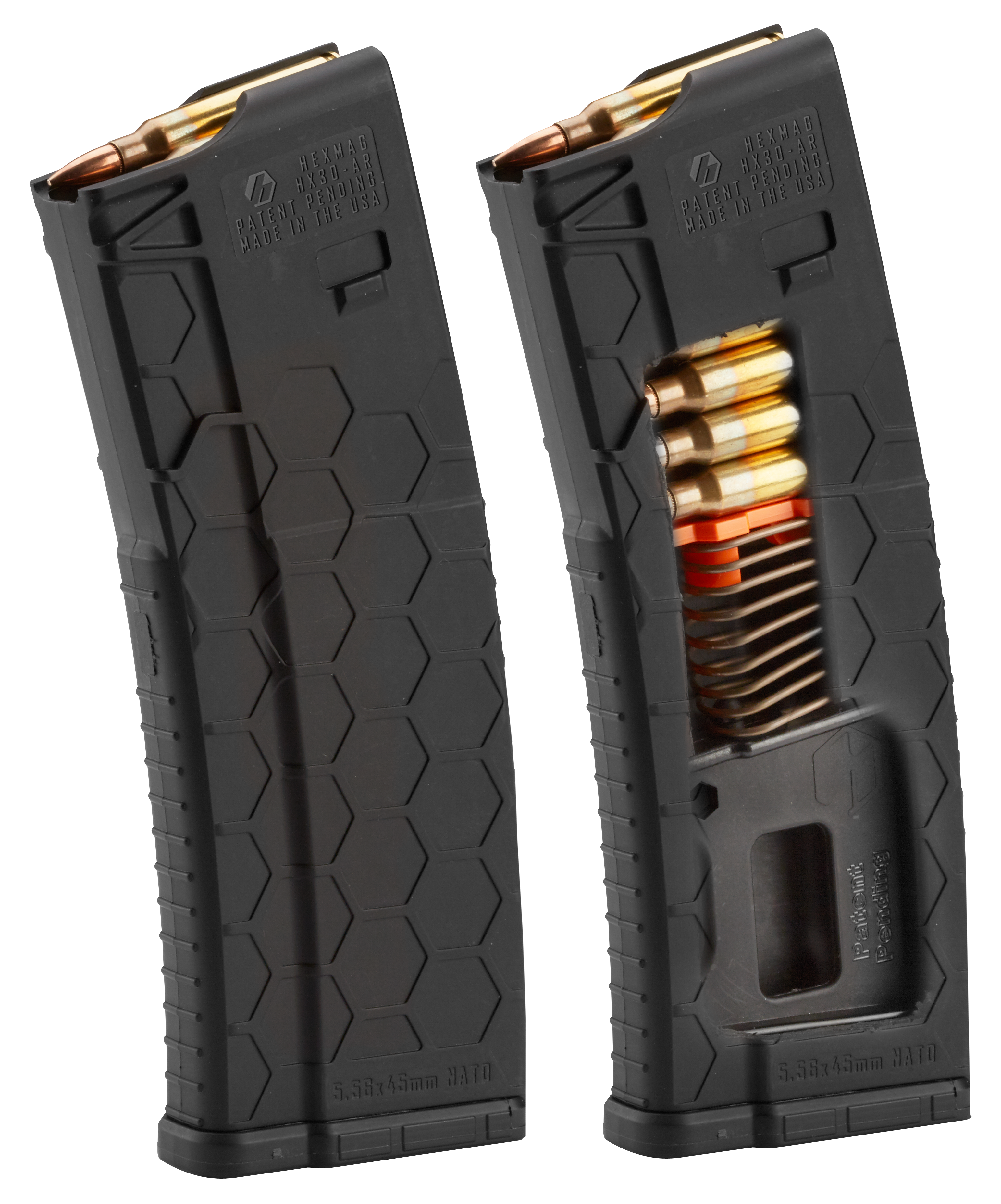 Hexmag HX1530ARBLK Series 2 Detachable 15rd Multi-Caliber Magazine AR-15