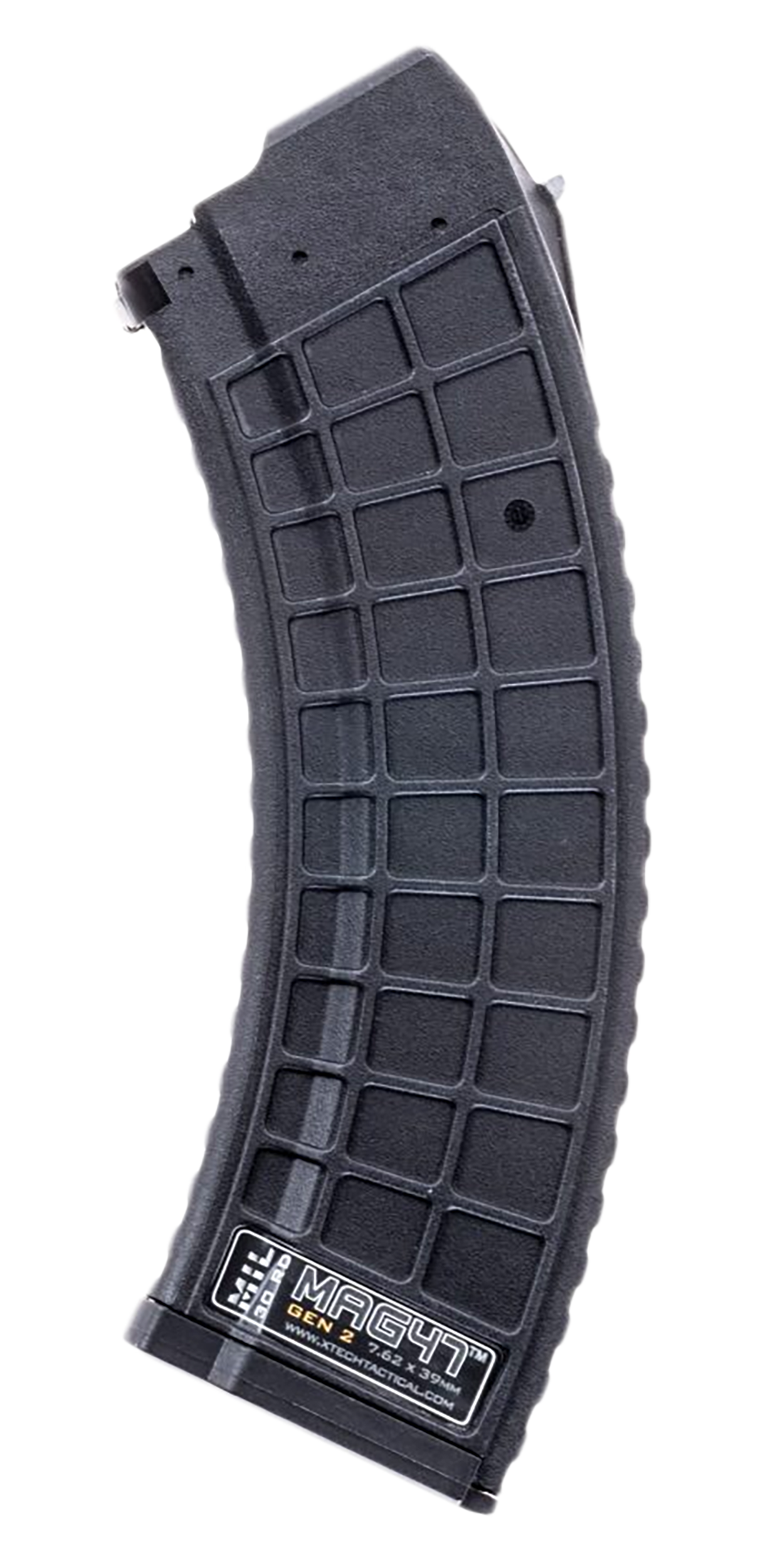 XTech Tactical XTT1152 Gen2 30rd Waffle 7.62x39mm Magazine Fits AK-47 Stainless Steel