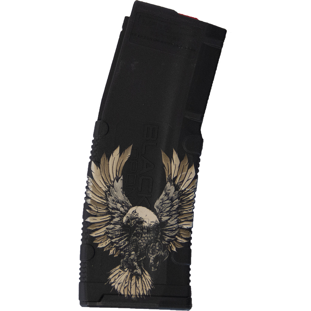 Black Rain Ordnance Lasered AR15 Magazine American Flag Eagle 30 rd 5.56 NATO