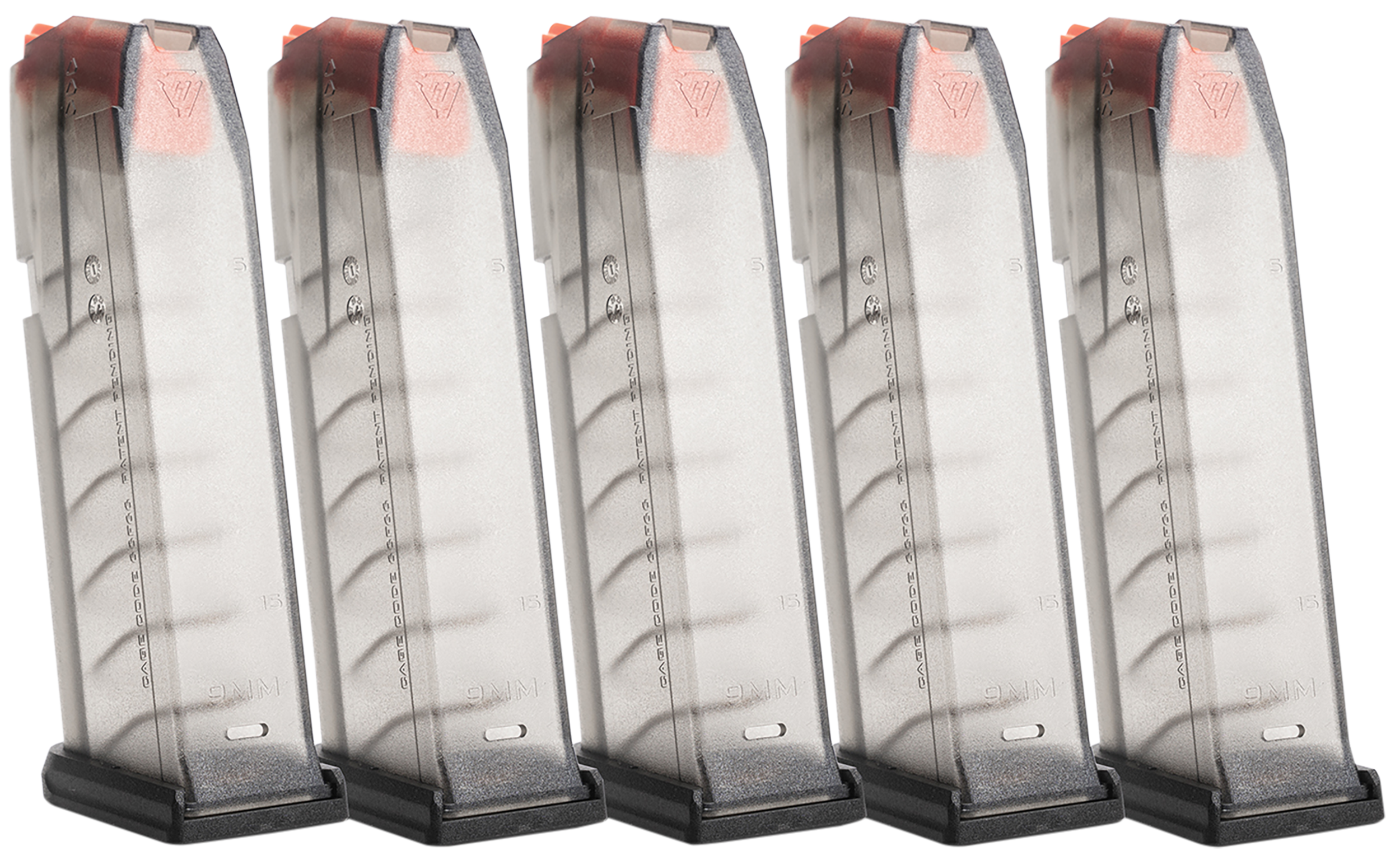 Strike Industries GMAG19X5 15rd Magazine Translucent Smoke 9mm Luger