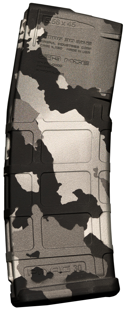 Weapon Works PMAG GEN M2 MOE 30rd Polymer Silver Granite Fits AR M4 5.56 NATO