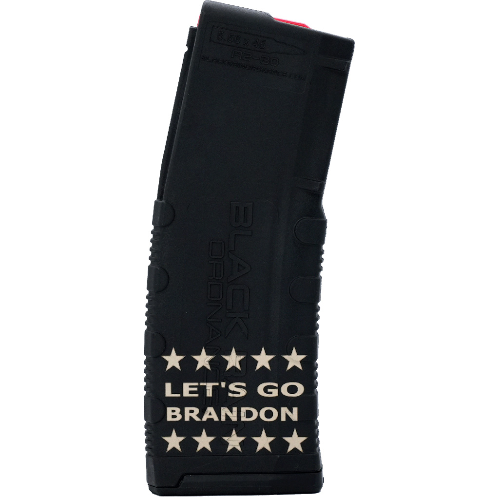Black Rain Ordnance Lasered AR15 Magazine 30 Rd 5.56x45mm NATO LGB Line of Stars