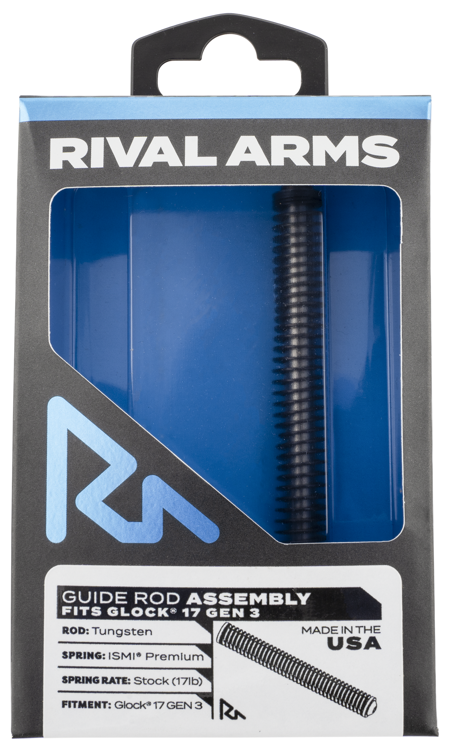 Rival Arms RA50G101T Guide Rod Assembly for Glock 17 Gen3 Tungsten