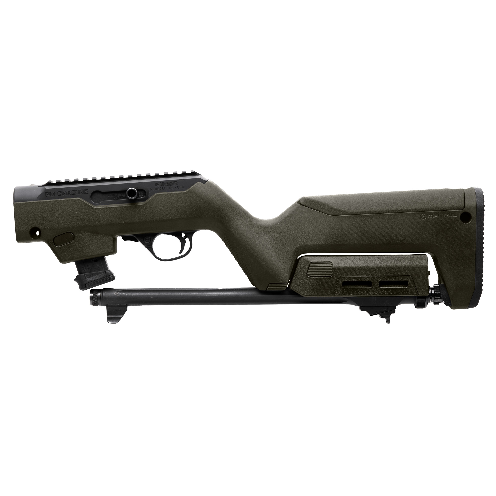 Magpul MAG1076-ODG PC Backpacker  OD Green Synthetic Ruger PC Carbine Stock
