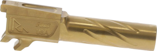 Rival Arms 9mm Drop In Barrel for Sig P365 3 Inch Gold PVD 4340H