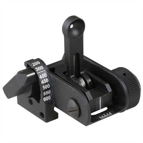 Matech Ar-15 Flip-Up Adj Usgi Backup Iron Rear Sight