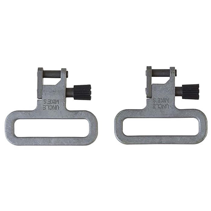 Uncle Mike's 18112 Mag Cap Swivel Set made of Steel with Blued Finish, 1" Loop Size & Quick Detach Style for Mossberg 590, 835 Includes Two Super Swivels