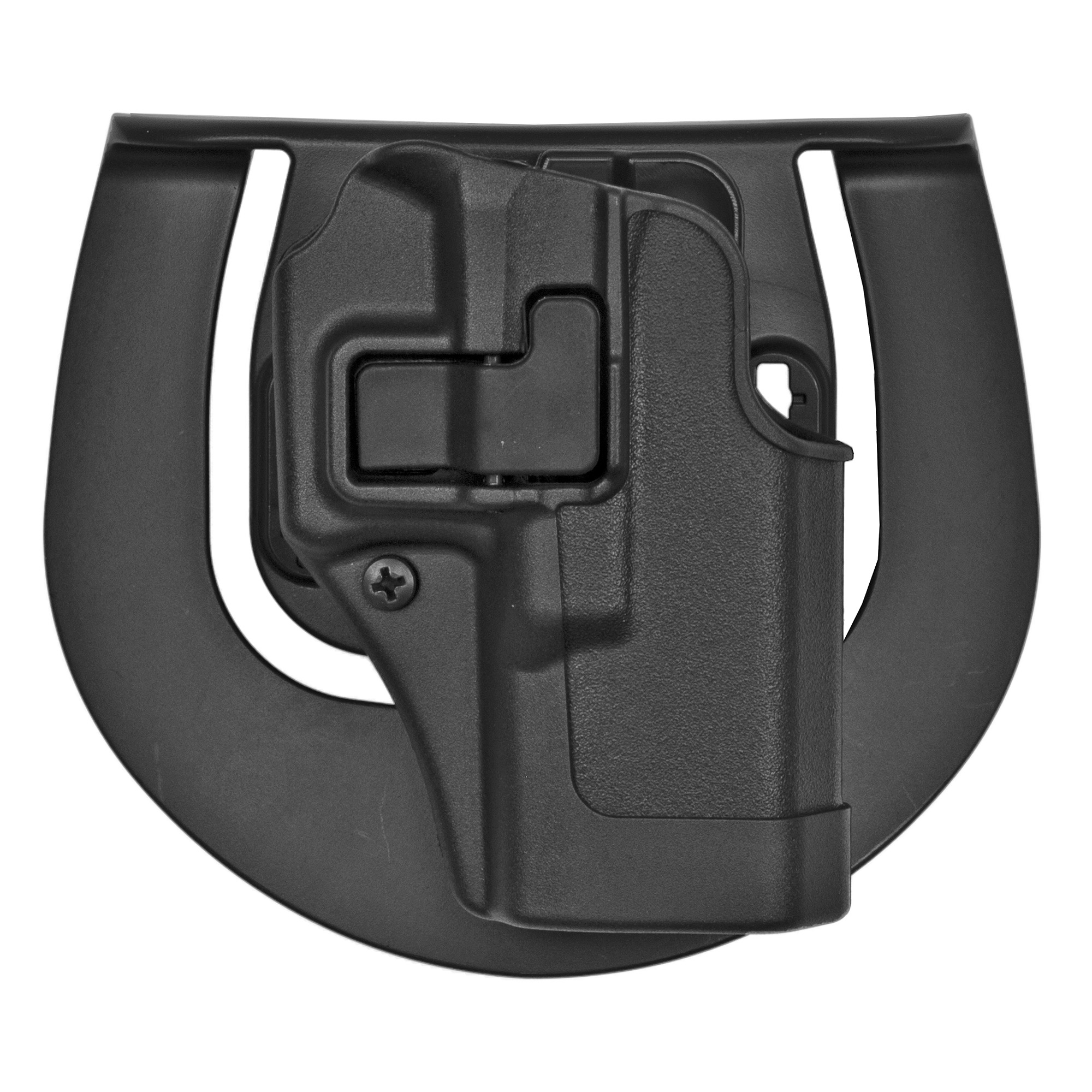 Blackhawk 410502BKR Serpa CQC  OWB Size 02 Matte Black Polymer Belt Loop/Paddle Compatible w/Glock 19/23/32/36/45 Right Hand