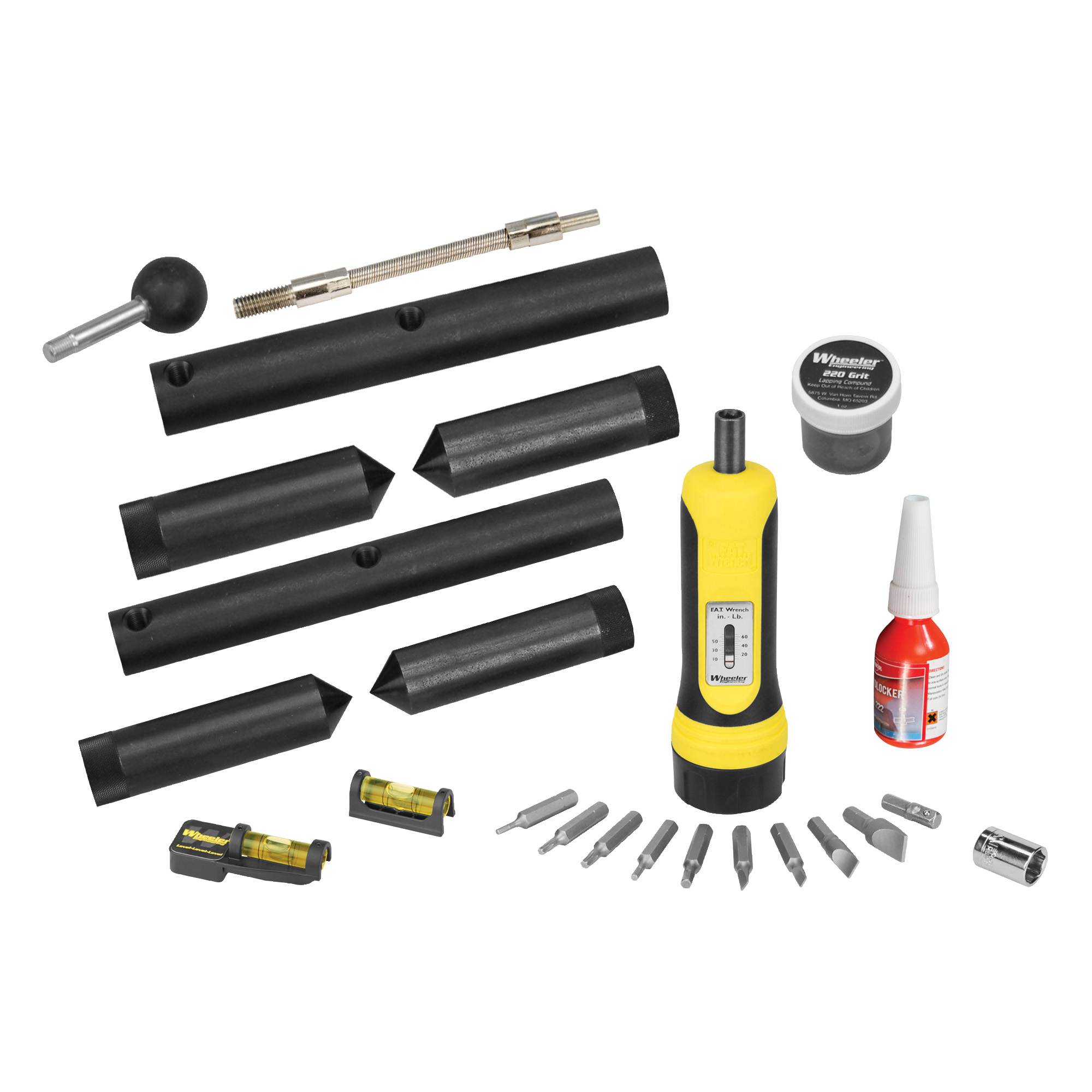 Wheeler 545454 Scope Mount Kit Combo Black Metal