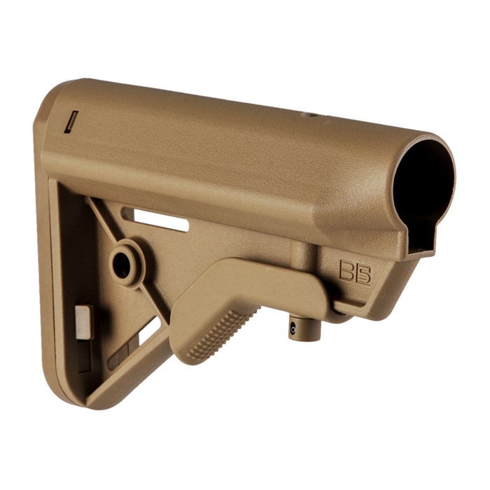 B5 Systems AR-15 SOPMOD Bravo Stock Collapsible Mil-Spec RAL8000 Polymer