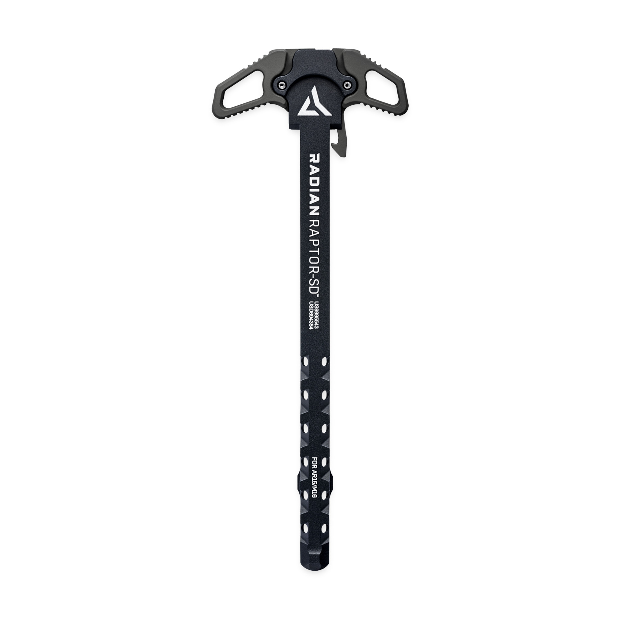 Radian Weapons R0561 Raptor SD Ambi Charging Handle Gray Gas Ported Fits AR-15 M16
