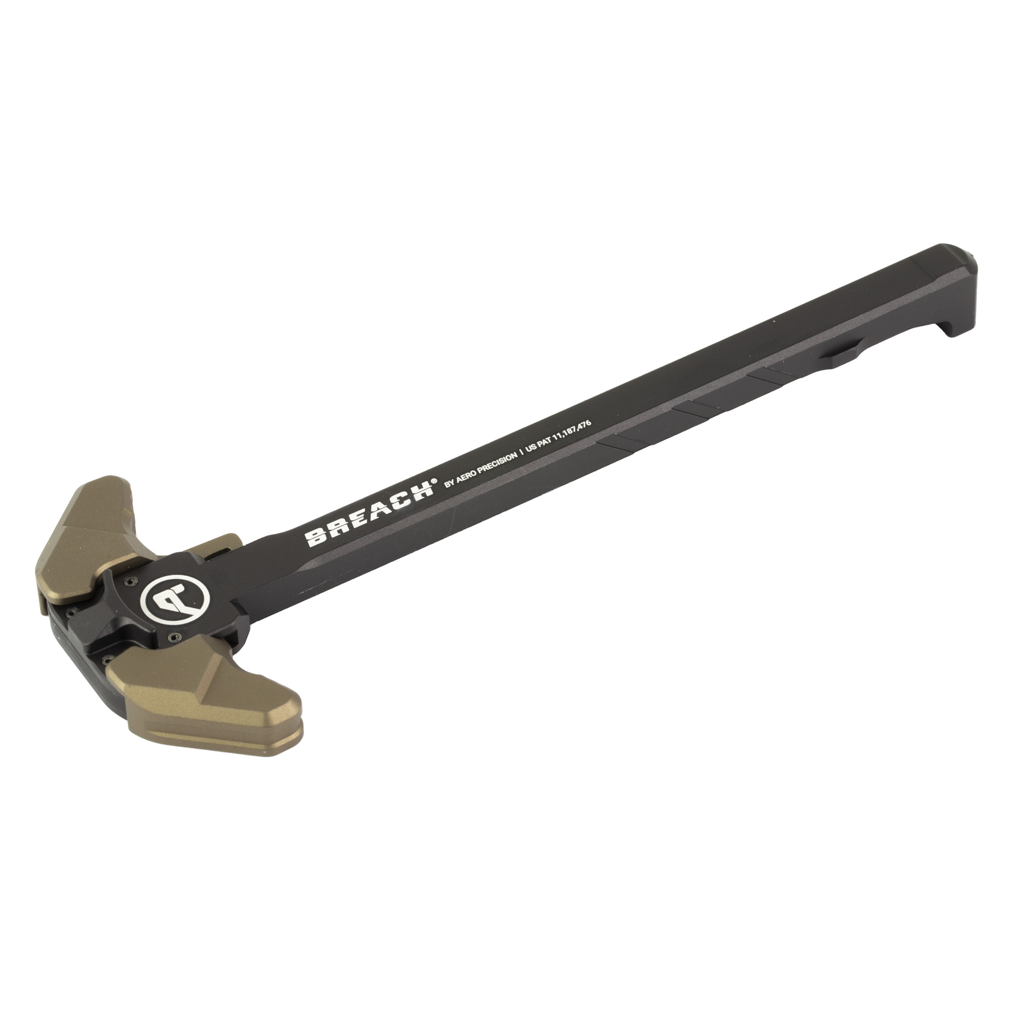 Aero Precision AR-15 Breach Ambidextrous Charging Handle Kodiak Brown Anodized