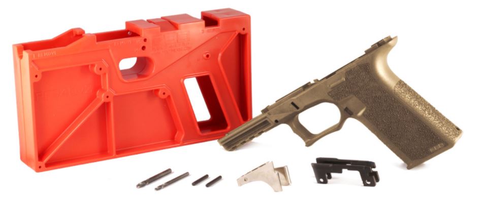 Polymer80 Pf940 80% Full Size Frame Kit V2 Fde for Glock 17 22 34 17L