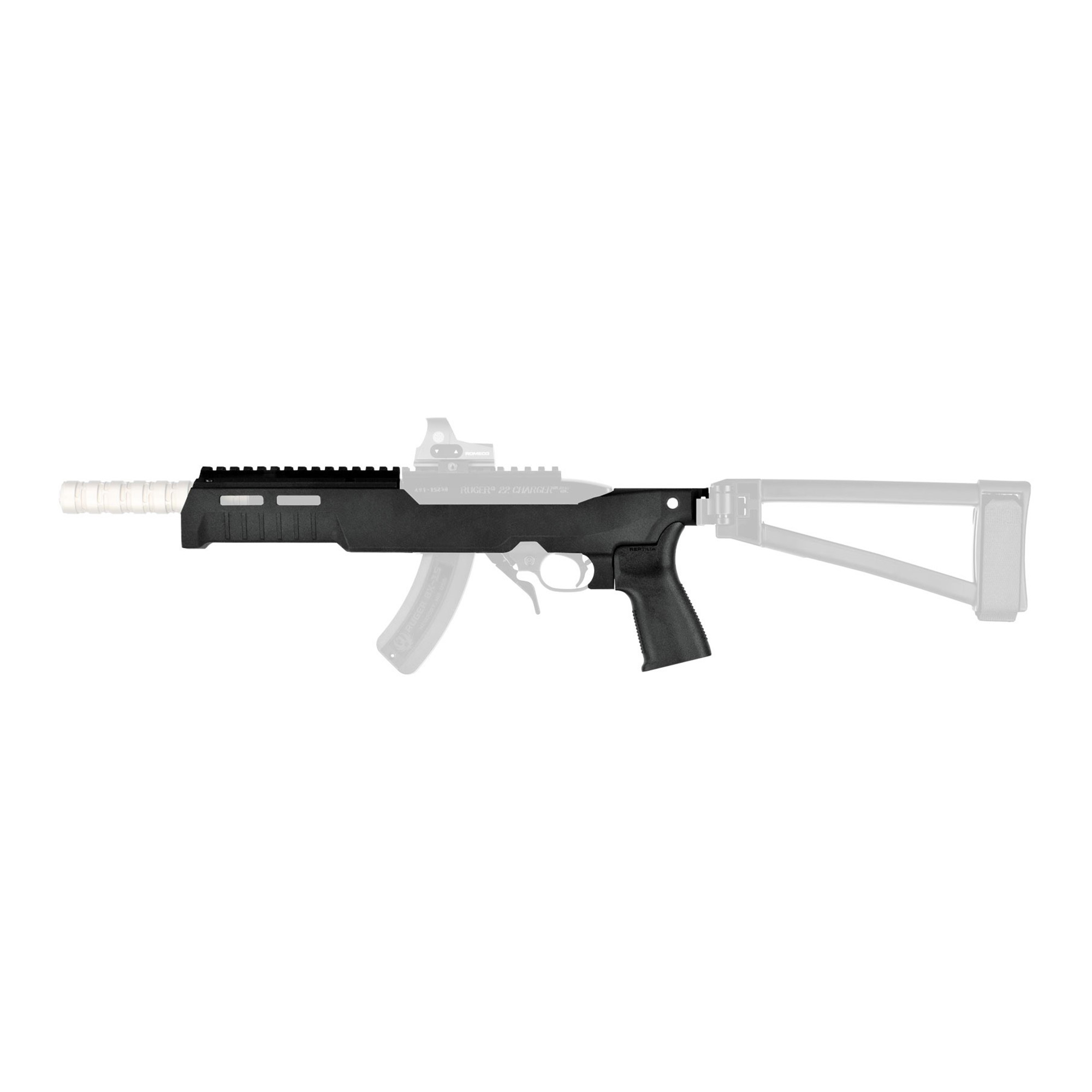 SB Tactical SB22 Fixed Kit for Ruger 10/22 Charger and Clones Reptilia CQG Grip