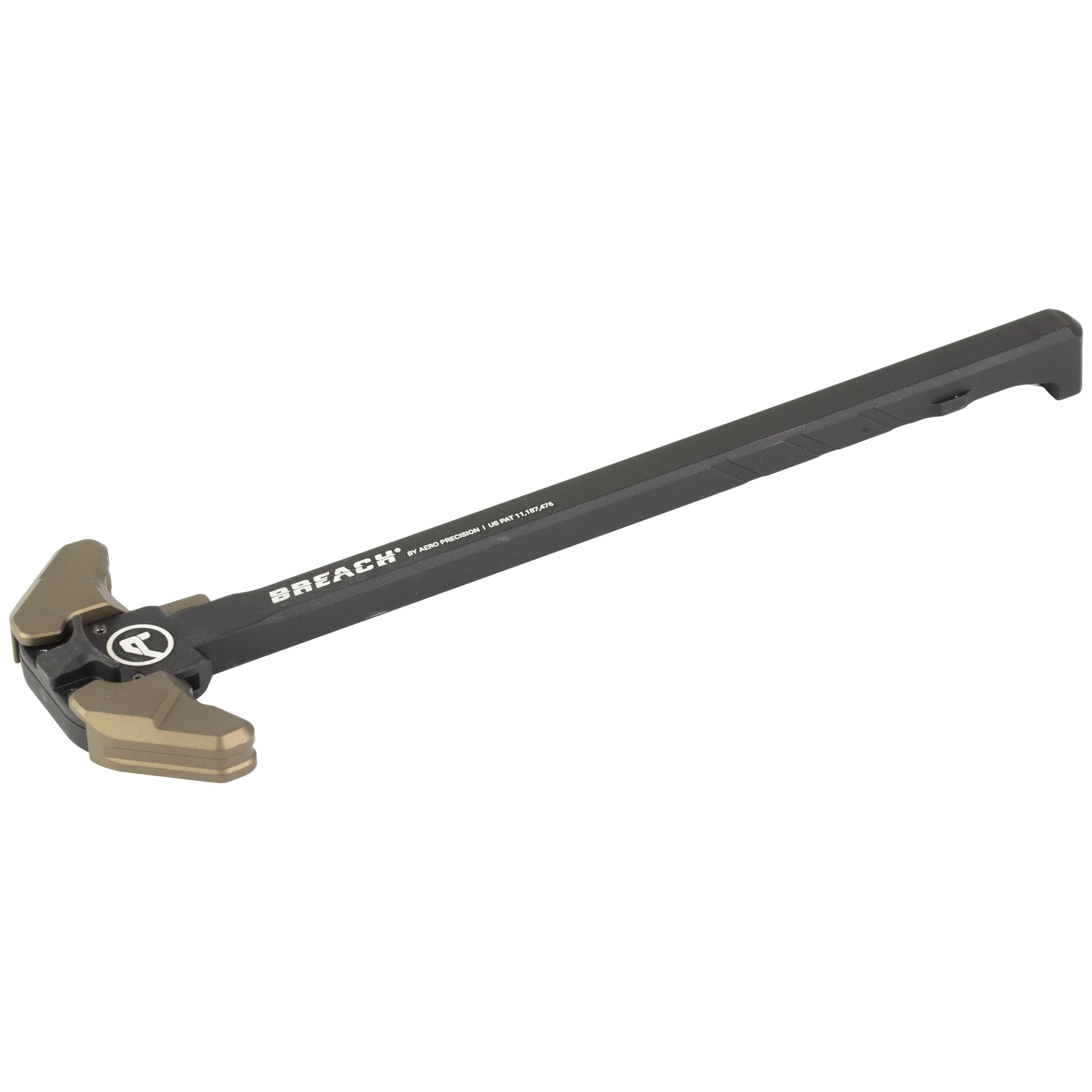Aero Precision AR-10 Breach Ambi Charging Handle Kodiak Brown Anodized