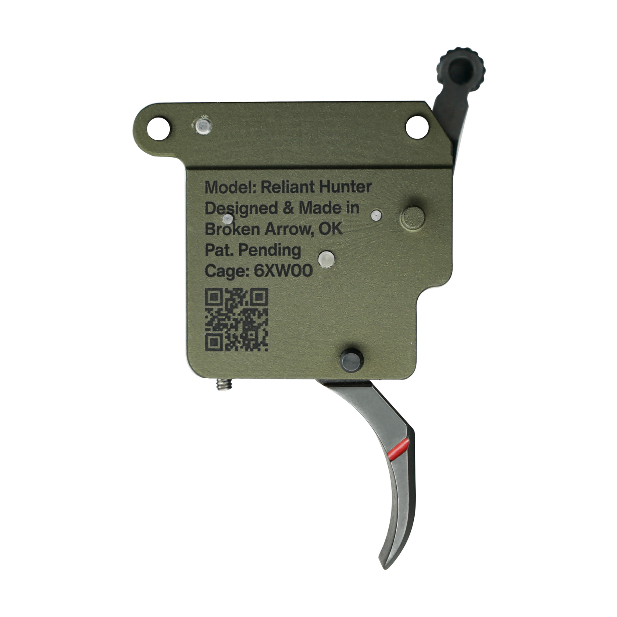 Rise Armament Ra740 Reliant Trigger Black Green Curved Rem 700 Clone Actions