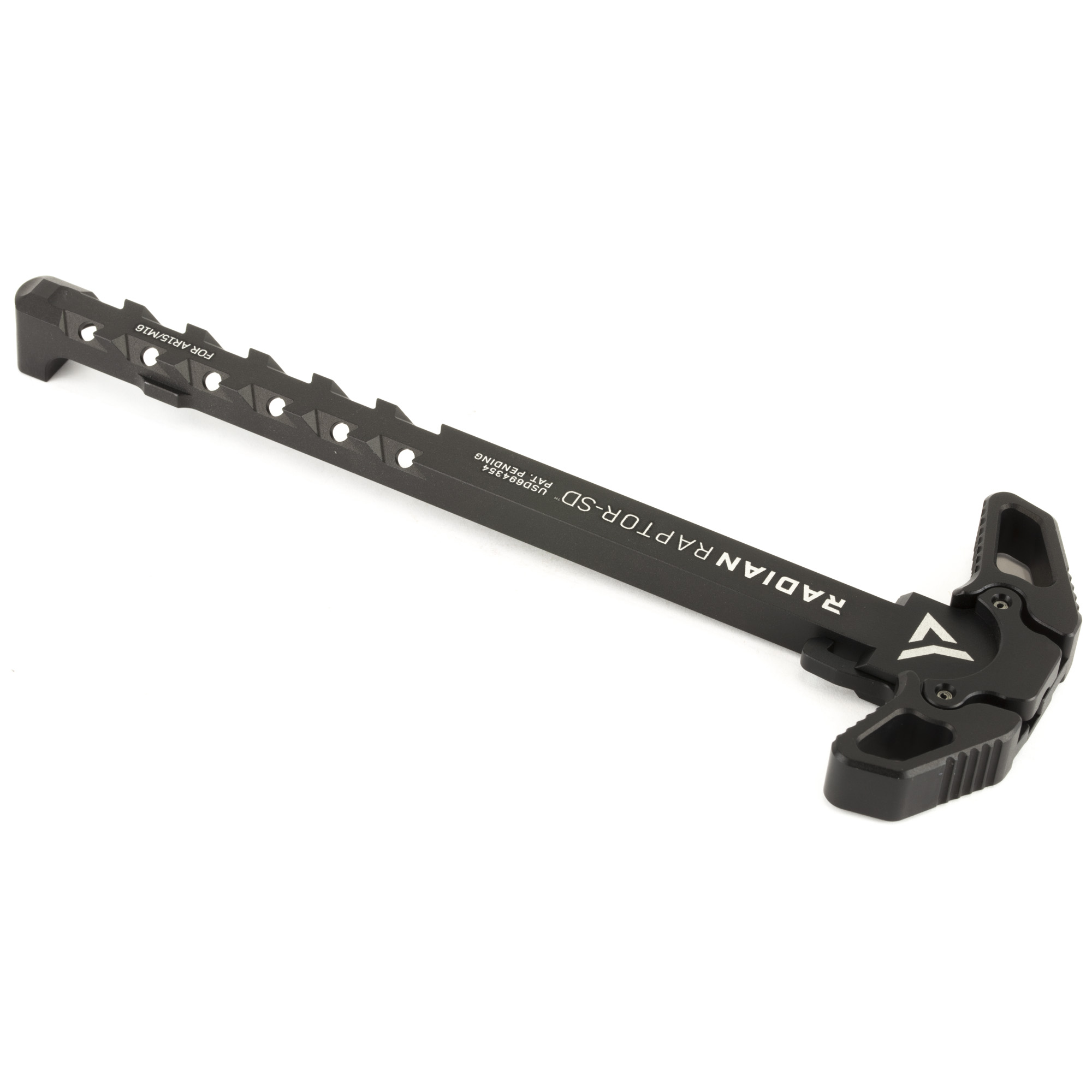 Radian Weapons R0006 Raptor SD Ambi Charging Handle, Black, Gas Ported Shaft, Fits Mil-Spec AR-15/M16 Platform
