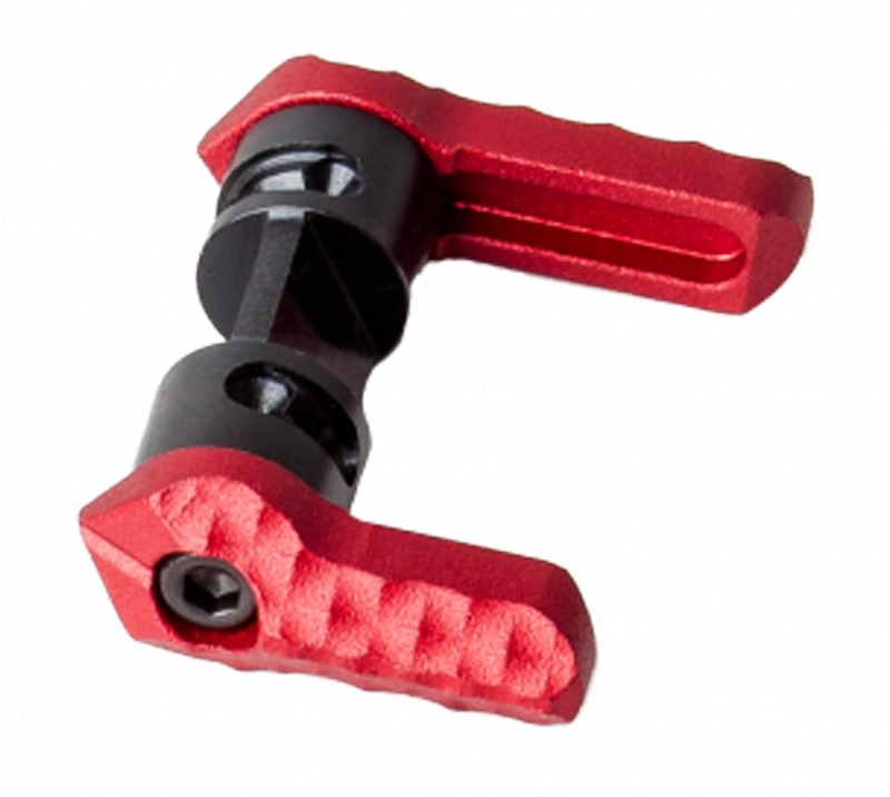 Seekins Precision Safety Selector 60 90 Degree Ambidextrous Red Aluminum Rifle