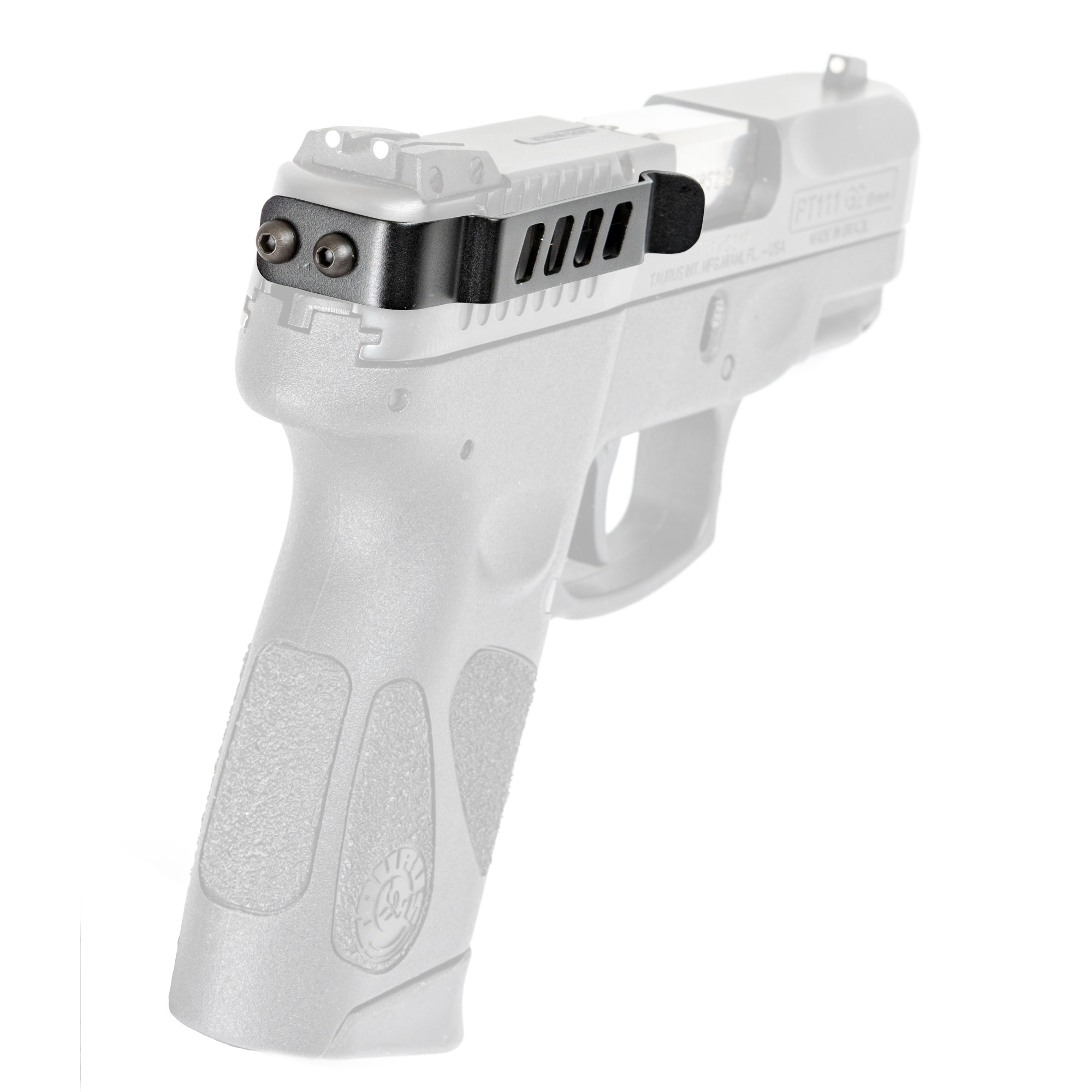 Techna Clip G2BA Conceal Carry Gun Belt Clip Fits Taurus Millennium G2, Slim Black Carbon Fiber Belt Mount