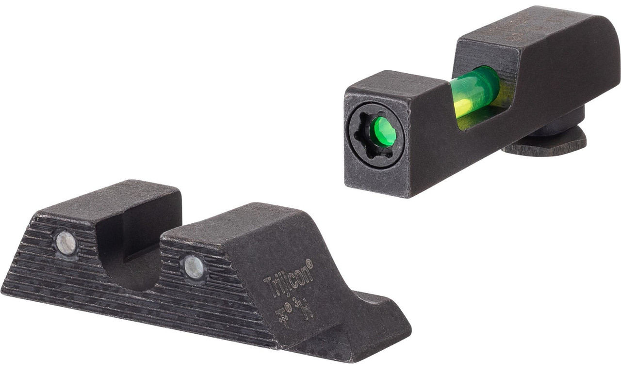Trijicon DI Night Sight Set Green Tritium Fiber Optic Glock 42 43 43X 48