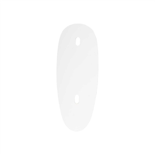 100 Straight 1/8 Inch Polymer Spacer White for Universal Rifles 5-7/8 in