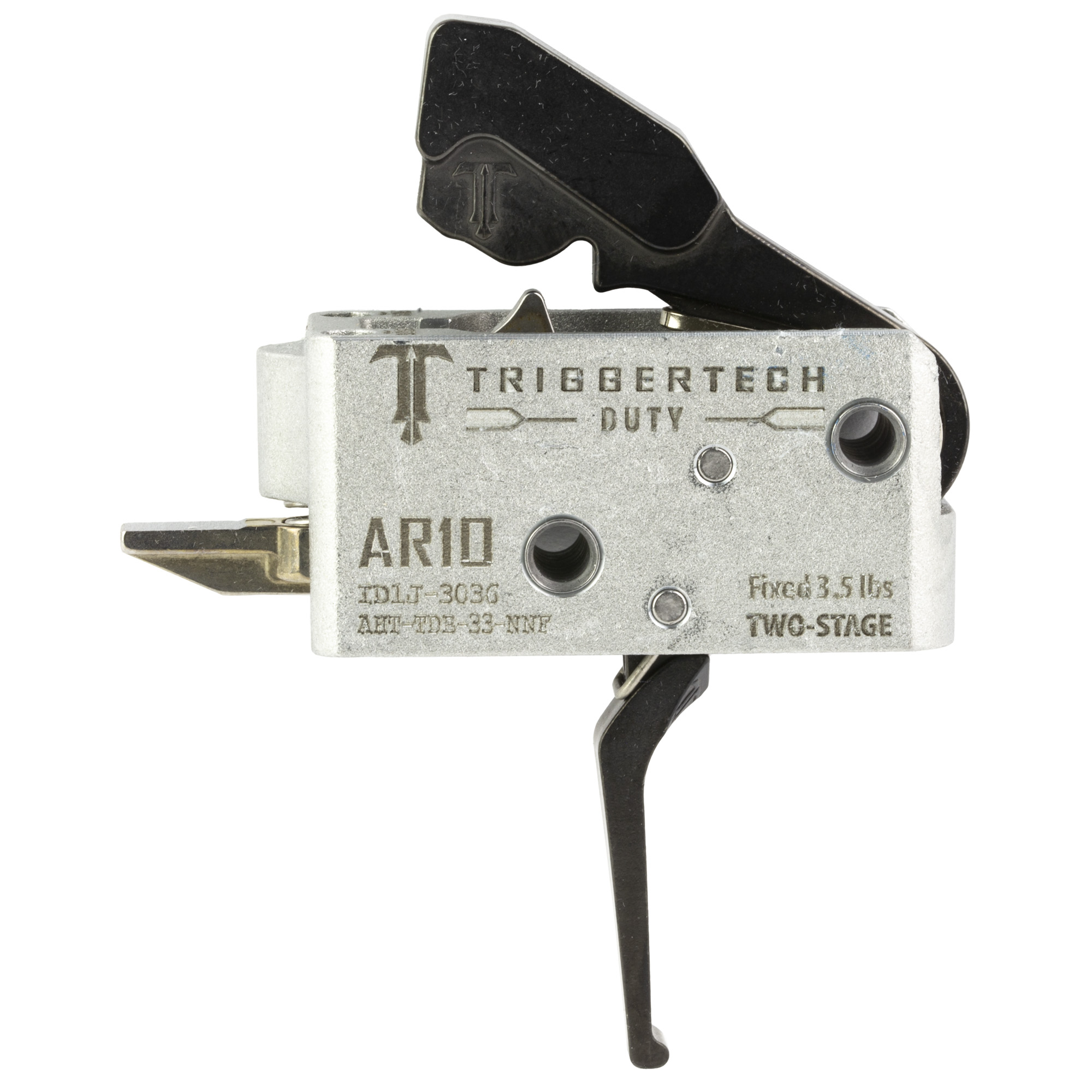TriggerTech Duty Flat Trigger Two-Stage 3.50 lbs Draw Weight Fits AR-10