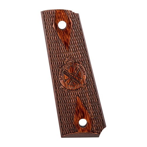 Springfield Armory 1911 Cocobolo Grip Cross Cannon
