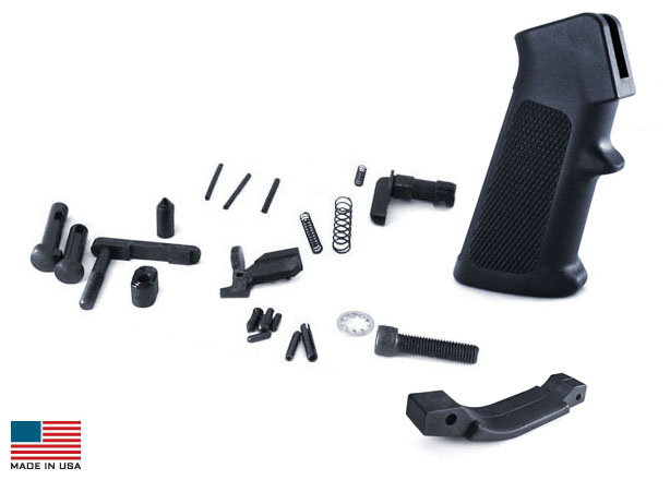 KE Arms AR15 Drop-in Lower Parts Kit A2 Pistol Grip Trigger Not Included