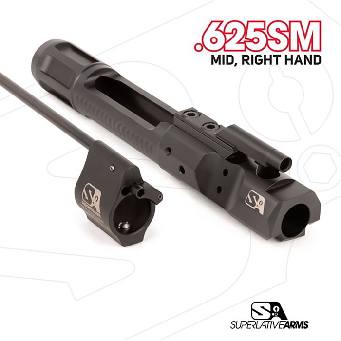Superlative Arms DI Builders Kit Solid .625 Gas Block Midlength AR-15