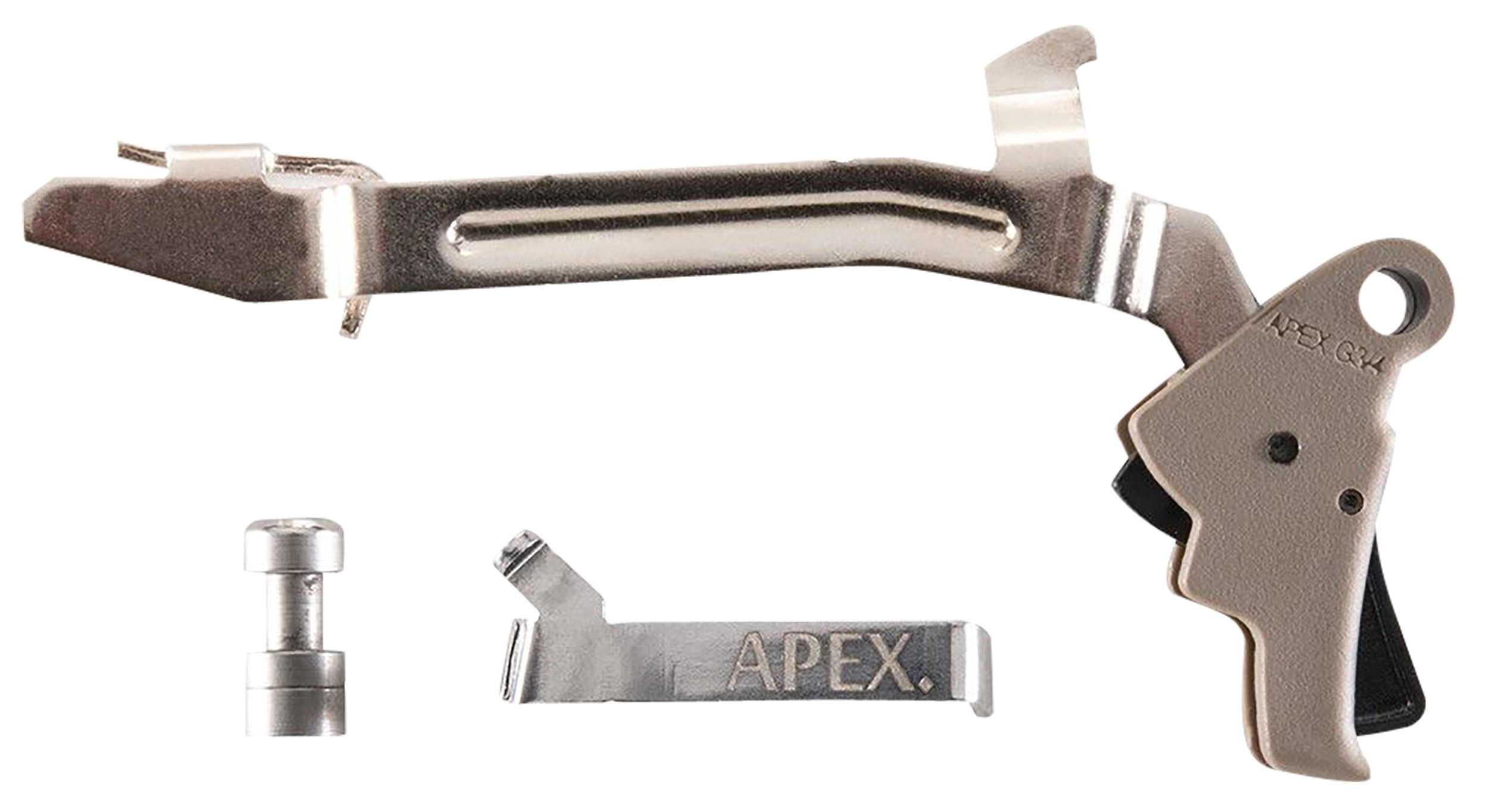 Apex Tactical 102P145 Action Enhancement Slim Flat Dark Earth Drop-In Glock Gen3-4